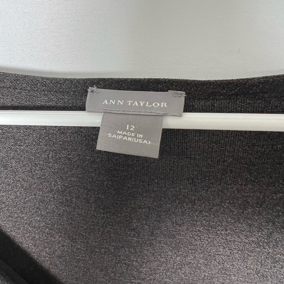 Ann Taylor Long Sleeve V-neck Dress - Picture 3 of 3